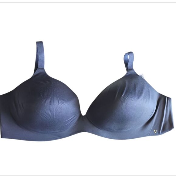 NWT Victoria’s Secret 38DDD Lined Semi Demi Bra Multi-Way Straps Greyish Purple - Picture 3 of 9